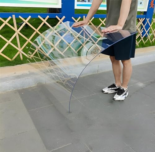 Plaque Polycarbonate, Feuilles de toiture en polycarbonate transparent, feuilles de toiture en plastique, feuille de plastique flexible, couverture en feuille de plexiglas acrylique pour serre/fenêtr