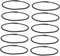 TOBBOMEY 10Pezzi Fasce Elastiche per Antivibrazioni Microfono Cinghie Gomma per Microfono da Compatibili per Microfoni Condensatori