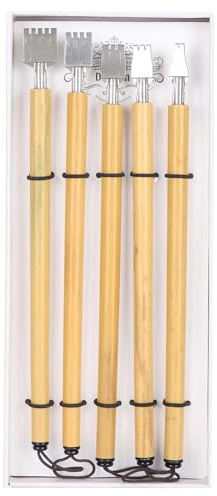 OEBUAFI Dip Pen Set, Vintage Bambu Kalligrafi Kit med 5 Spetsar för Konstnärer och Studenter (Parallell linje spets set)