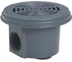 Bonde de fond piscine bton et liner cofies hayward - gris anthracite