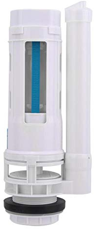 Toilet Flush System Replacement, 25cm Two-Button Toilet Water Outlet Valve Toilet Flapper, Dual Flush Valve Dual Flush Toilet Cistern Kit Cistern Syphon for Toilet Repair Updates