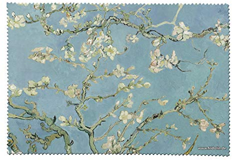 van Gogh Brillenputztuch Brillentuch aus Microfaser Mandelblüte