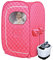 EEUK Sauna vapeur à la maison, 1000 W Portable 2 L SPA Sauna à vapeur Machine avec télécommande, Tente de sauna à domicile Perdre du poids Chauffage Détoxification
