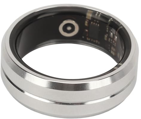 Anillo Inteligente, Anillo de Seguimiento de Actividad Física, Rastreador de Actividad Impermeable con Aplicación, Dispositivo Portátil Deportivo, Seguimiento del Sueño, Control