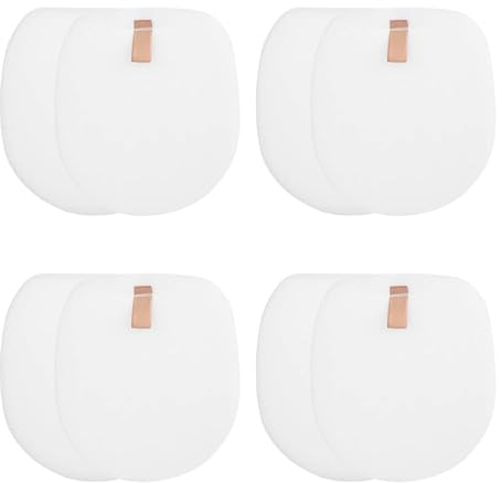 4 Pairs Filters Set for Shark IZ201UK, Replacement Filter Compatible with Shark IC300 IZ251UK IZ201UK IZ202SM IZ201ME, Washable & Reusable Felt & Foam Filters Replacement