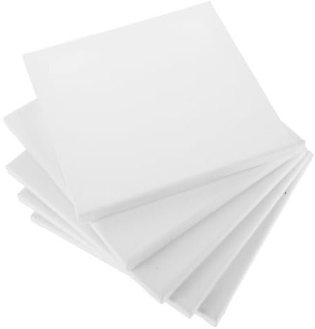 SEWACC Leinwandrahmen Für Ölgemälde 5 Stück Weiße Leere Leinwände Rahmen Für Kunstpraxis Und Dekoration