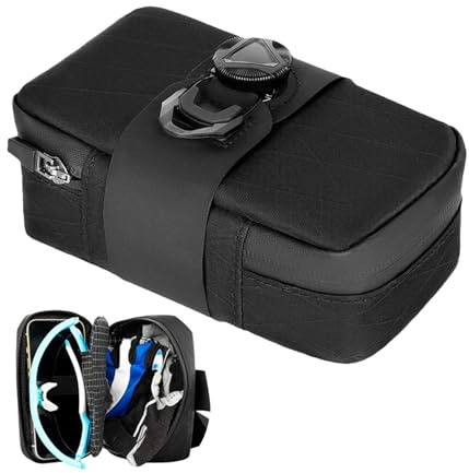 Generico Borsa da Sella per Bici | Borsa Bici Sotto Sella - Borsa Organizzatrice Accessori per Uomo Donna Viaggio Montagna Pendolarismo
