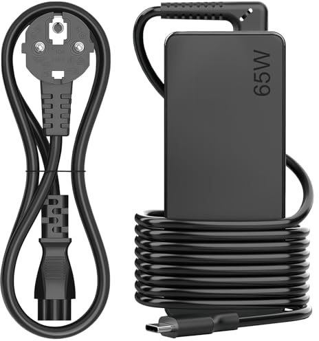 Lerobo 65W USB C Cargador, Compatible con Lenovo Ordenador portátil Cargador, para Lenovo ThinkPad T480s T580s T490 E480 E580 Chromebook C330 S330 300e 500e,Yoga C930 C940 Adaptadores de alimentación