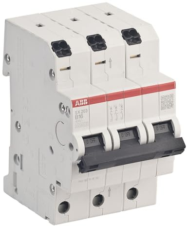 Leitungsschutzschalter Typ ABB SX203-B16 Sicherungsautomat FlexLine® B-Charakteristik 16A 3-polig 2CDS253003R0165