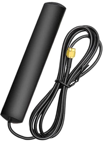 HUAREW Antenna Autoradio SMA DAB+ per Auto, Antenna DAB per Autoradio Adesiva per Finestrino, Compatibile con Radio Digitali Pioneer, Kenwood, JVC