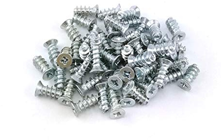 50 Euroviti 5.0x13 mm Viti per Mobili con Testa Svasata e Impronta a Croce