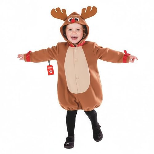 Fun Shack Toddler Reindeer Costume, Reindeer Costume Kids, Toddler Christmas Outfit, Christmas Costumes for Kids, 3-4 Years