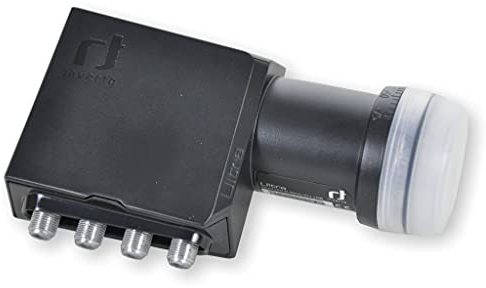 Inverto N-ULTRA-QDL412-IDLT Low Noise Block downconverter (LNB) 10.7-11.7 GHz Black, Grey