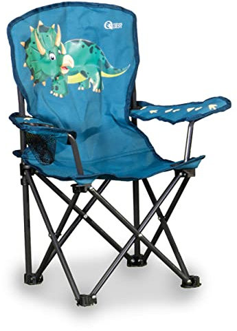 Children's Camping Chair Dino Design Folding Festivals, Caravan, Quest Leisure