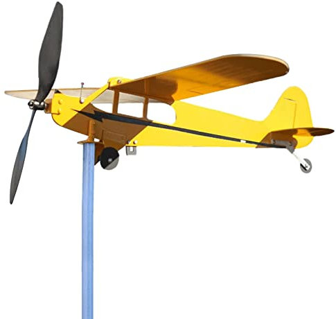 Molinillo de viento de avión, veleta de avión, decoración de jardín, paleta de viento creativa de avión, modelado de aviones, balancín de viento, molino de viento, estaca de jardín para decoración del
