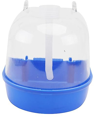 VILLFUL Hängende Vogelbadewanne Aus PVC Für Papageien Und Kleine Vögel Mit Wasserinjektor Zum Bade Und Sandbaden Zur Federreinigung Und Wärmeableitung