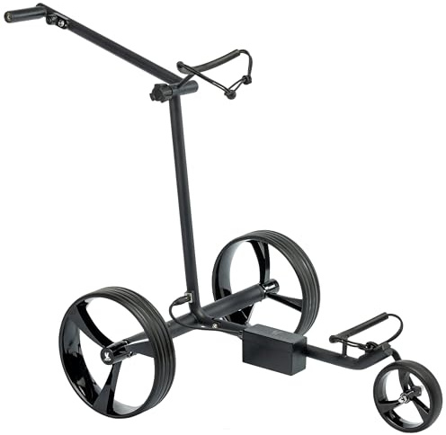 Leisure Golf Elektro Golftrolley Ikarus 2.0 Black Edition inkl. Zubehörpaket