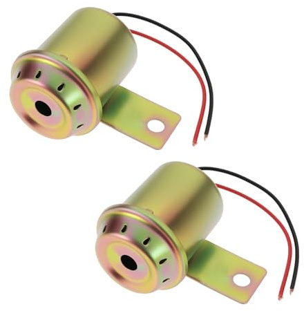 Briny River 2 st 12 V bil metall horn beeper Buzzer varningston larm Buzzer lämplig för bil omvänd och varning förbipasserande