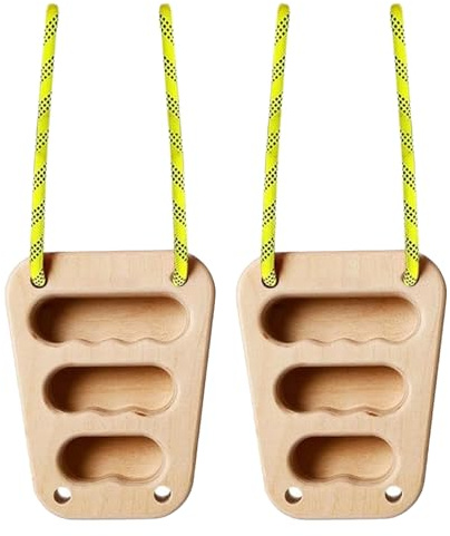 Acunny - Tabla de escalada portátil, doble tabla de sujeción para escaladores | Kit de entrenamiento de madera para ejercicios de dedos – Ideal para gimnasio en casa, rehabilitación, escaladores
