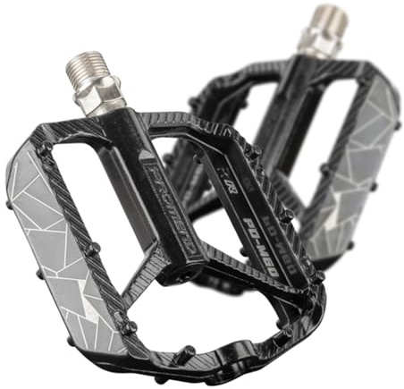 ZPZEZT Bike Pedals 9/16 - 3 Sealed Bearings MTB Pedals, Aluminum Alloy Flat Pedals, Non-Slip Lightweight Platform for Mountain Bike/Road/BMX/Cycling