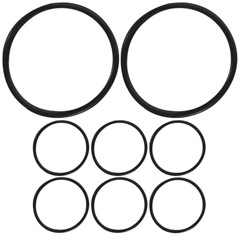 ibasenice 10 pezzi di fasce elastiche per supporto antiurto per microfono, anelli di gomma antivibrazione di ricambio per supporto per microfono a condensatore, registrazione in studio