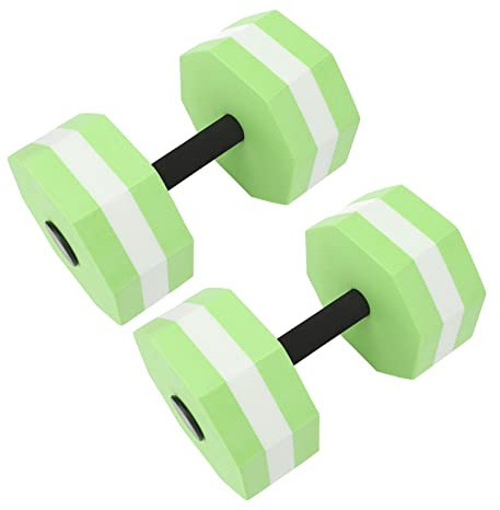 Aramox Haltères Aquatiques, Ensemble d'Haltères Flottants en Mousse EVA Haute densité, Conception de flottabilité Légère 2 Pièces pour Exercices Aquatiques, Fitness en Piscine, Rééducation pour (En