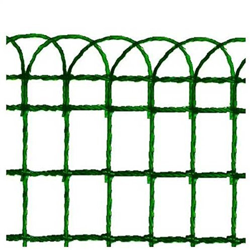 Rotolo rete ornamentale in filo zincato ricoperto in PVC - 10 metri - Altezza: 0,65 m