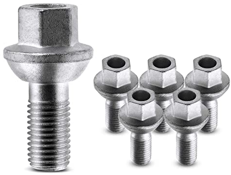 Frankberg 6 pernos de rueda delantero o trasero compatible con Fortwo Cabrio 451 0,8L 1.0L 2007 Hoy Fortwo Coupe 451 0,8L 1.0L 2007 Hoy Replace # 0009905607