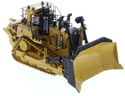 Caterpillar Diecast Masters 85711 Tracteur à chaînes Cat D10, échelle 1:50, env. 10,5 x 9,2 x 20,3 cm, dès 14 Ans