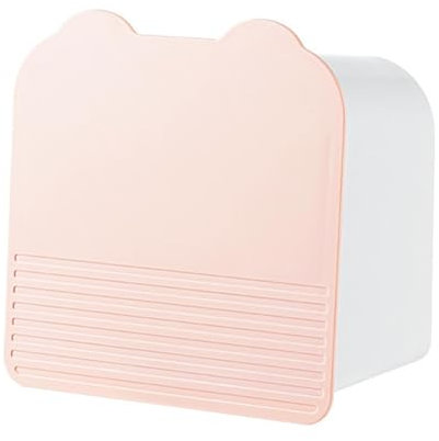 Feminine Hygiene Organizer: wall mounted makeup shelf, sanitary towel storage box for feminine products for bathroom, makeup pad organizer with lid p