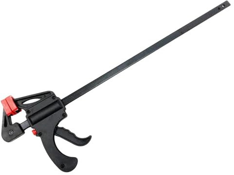 Dunnet Tools Set of 4 18 / 60cm Rapid Bar Clamps for Woodwork Easy to Use Quick Release Clamps Quick Grip Heavy Duty Ratchet Clamp Woodworking Tools Carpentry Clamp One Handed Operation