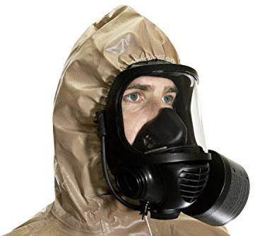 MIRA SAFETY Suit Disposable Protective Coverall with Hood and Elastic Cuff (2X/3X)