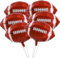Luftballons Football, 6 Stück Braun American Football Folienballons, Rugby Fußball Thema Party Ballon Deko, für Junge Kinder Geburtstag Superbowl Sport Thema Party Dekoration