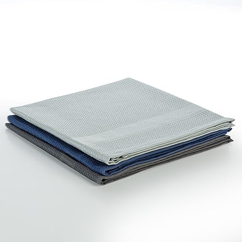 mysimaa 3X Microfasertuch für Autopflege, Haus, Küche, Fenster, Glas & Auto, Große Weiche Mikrofaser Putztücher, Fusselfreies Microfaser Lappen, Profi Mikrofasertücher, Microfaser Putztuch