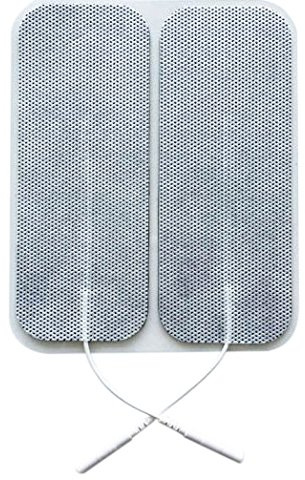 100 Stück selbstklebende Elektroden von der Marke ZEN-QI, 50x130 mm. Wiederverwendbar. Für TENS TIMS EMS Reizstrom-Geräte mit 2 mm-Stecker-Anschluss.