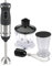 MasterPro Foodies | Stabmixer mit 400 W | Pürierstab mit Edelstahlklingen | Hand Mixer mit 2 Geschwindigkeiten | Küchenutensilien | Inklusive Zubehör