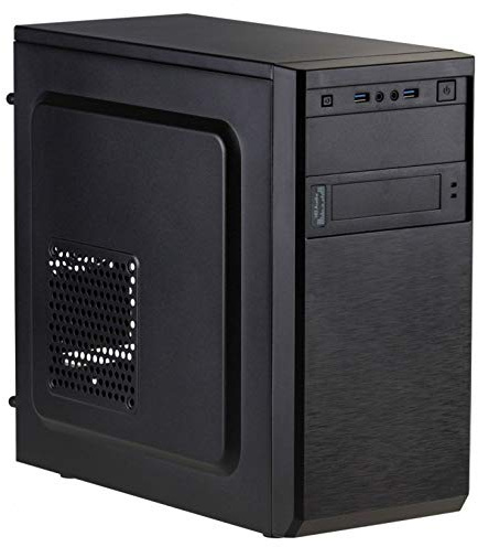 Akyga AK17BK PC Compter fodral Micro Tower 2x USB 3.0 svart