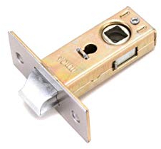 TOOLSTAR Loquets de porte tubulaires en acier inoxydable à mortaiser à fond plat de 35 mm pour salle de bain et loquet indicateur pour poignée à levier sans vis