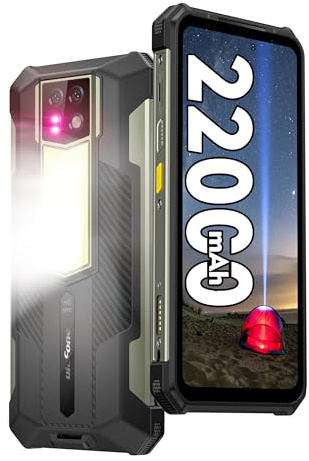 Ulefone Armor 24 Rugged Smartphone Android 15, 22000mAh, 24GB+256GB/2TB, 64MP+64MP Night Vision, 6.78 Corning Gorilla Glass, 120Hz, 3-Card Slot, 4G Mobile Phones SIM Free Unlocked, NFC
