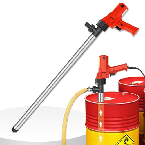 Bomba eléctrica de transferencia de combustible 220V 1980W Bomba de transferencia de líquido multifuncional Incluye tubo de acero inoxidable de 91CM + manguera de 2M para diesel, agua, queroseno etc