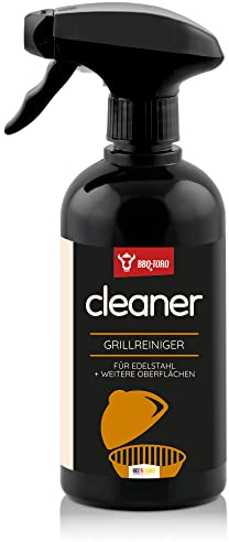 BBQ-Toro Nettoyant pour barbecue - 500 ml - Nettoyant pour acier inoxydable et autres surfaces - Pour barbecue à gaz, four, acier inoxydable, fonte, fumoir, grilles, plaques de cuisson et accessoires