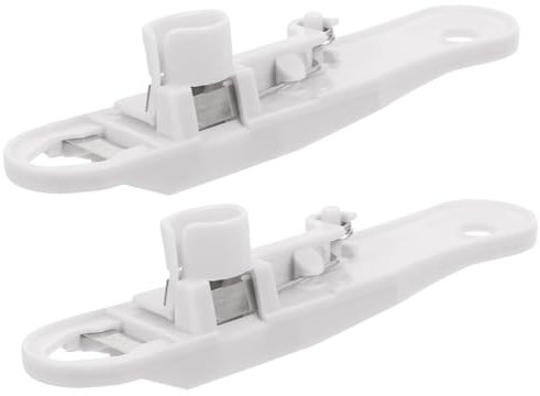 Pack of 2 Green Bean Stringer Vegetable Runner Cutter Lightweight Bean Cutter Shredder Bean Slicer Runner Beans Peeler Kitchen Accessories for Home, Restaurant(White)