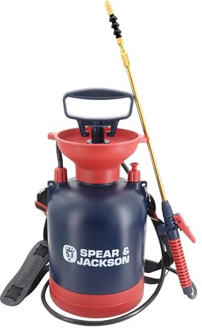Spear & Jackson 3LPUMP 3 Litre General Purpose Pump Action Pressure Sprayer - Exclusivité Amazon