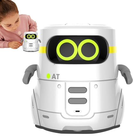 Genérico Juguetes Robot para niños, Robot para niños - Juguetes interactivos Inteligentes Que Hablan Mascotas, Educativo con Sensor táctil Control de Voz Robot para