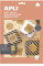 Apli Kraft Etiketten mit 10 Blatt, 210.0 x 297.0 mm