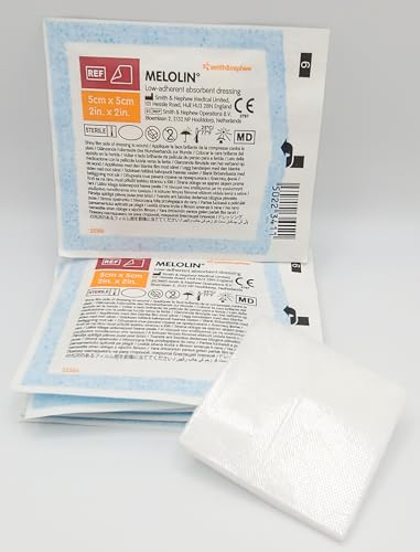 Melolin 5cm x 5cm Sterile Non Adherent Dressings Pack of 25