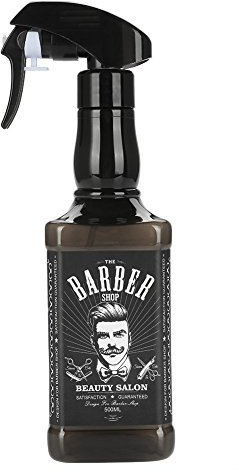 Vaporizzatore Spruzzino, Spray Bottle Spruzzino Nebulizzatore Per Piante E Fiori in Plastica Salon Spray Bottiglia Acqua Per Giardino Barbiere Parrucchiere(Nero)