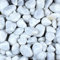 Zierkies 25 kg 60-100 mm Aquarium Carrara Weiß Garten Kies Marmor Gabion Steinteppich