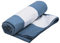 Sea to Summit - DryLite Towel Reisehandtuch XXL - Mikrofaser Strandtuch - Superweich & Samtig - Saugfähig & Schnelltrocknend - Aufhänger & Tasche - Reisen & Fitness - 85 x 170cm - Beach Blue - 495g