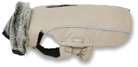 Wolters Winterjacke Amundsen für Dackel, Größe:46 cm, Farbe:taupe